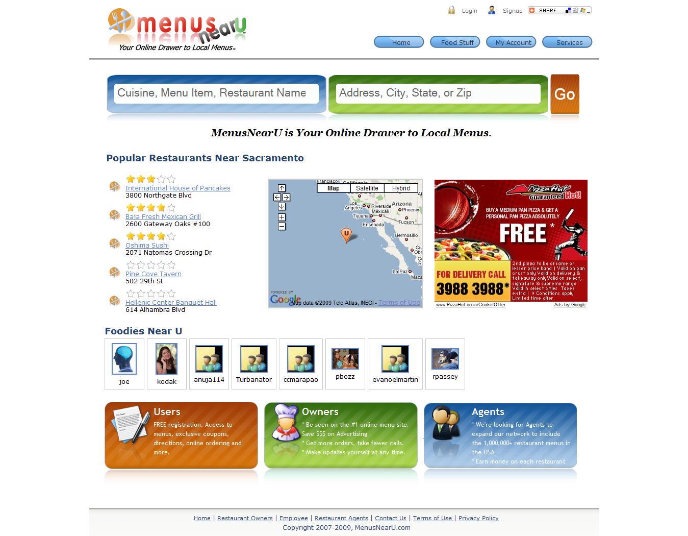 Menusnearu.com